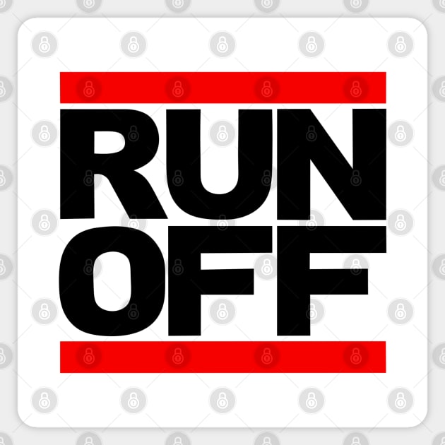 RUN OFF Sticker by AlexxElizbar